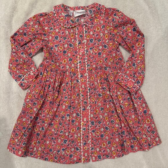 Rachel Riley Other - Rachel Riley - Pink Floral Long Sleeve Dress - 3T